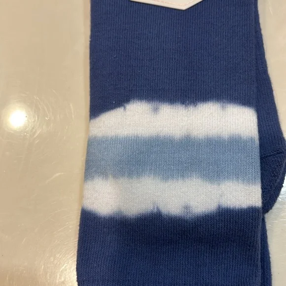 NWT Tavi Grip Kai Barre/Pilates Calf Socks, Size Small, Color: Tie Dye Stripe - Picture 3 of 12